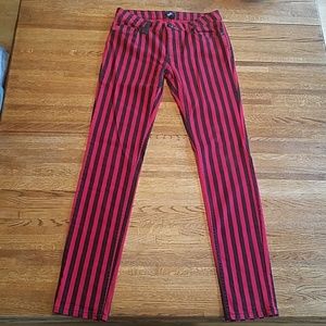 Authentic Icon striped jeans